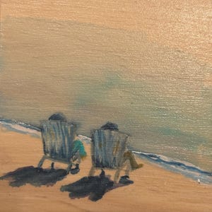 Beach Chairs at sunset