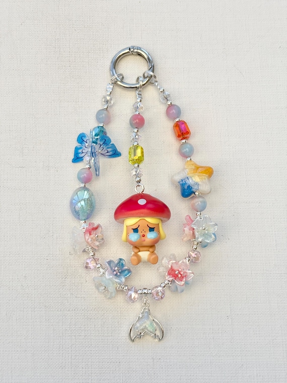 POPMART crybaby Phone Charm フォンチャーム CRYBABY Crying For Love Series-Straw Cup - POP MART (United