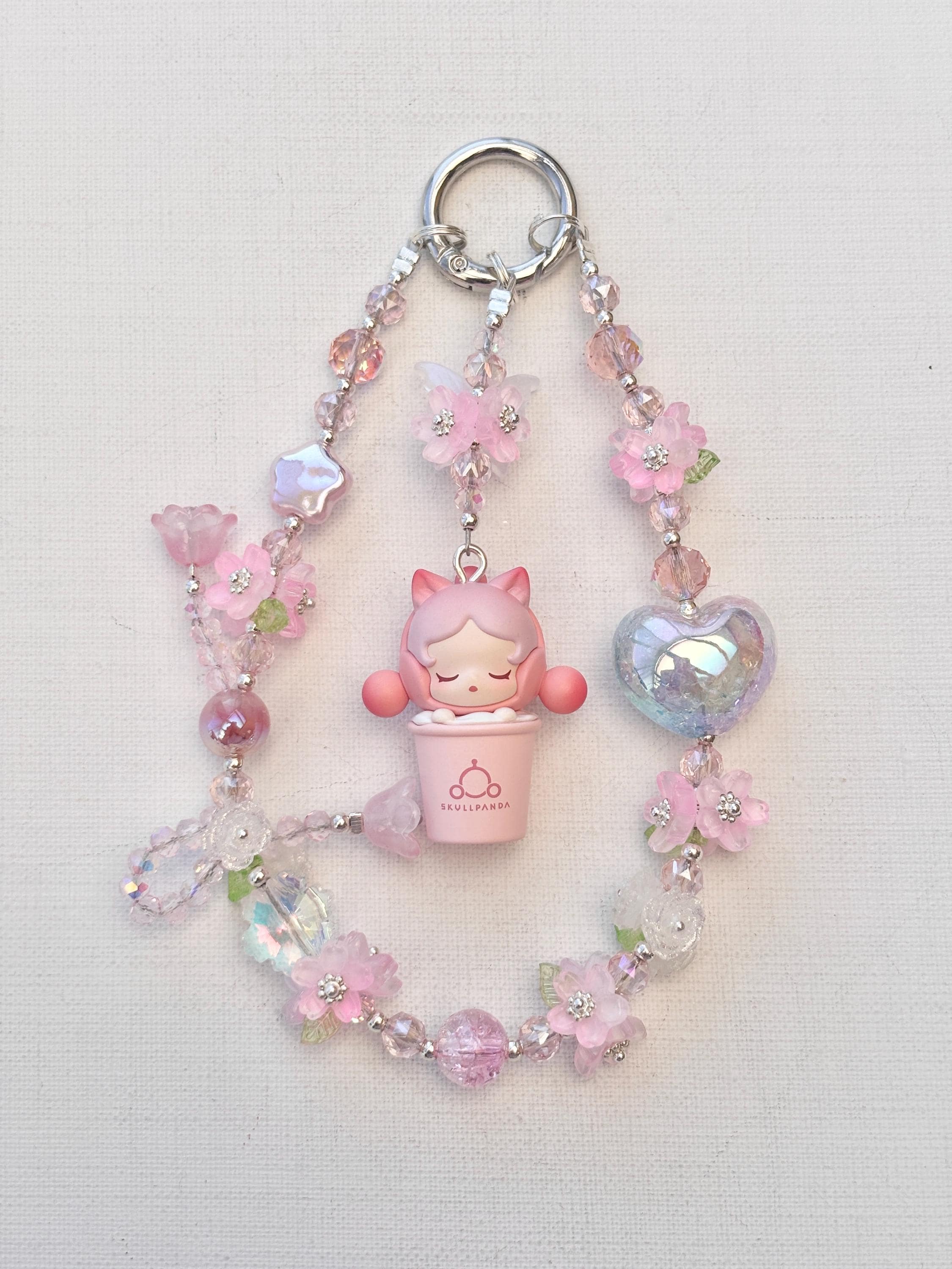 POPBEAN Skullpandaストラップ POPMART ハンドメイド15
