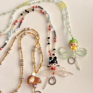 Around the neck long phone strap | Authentic pop beans| purse strap| Wendy | Eleven | A54