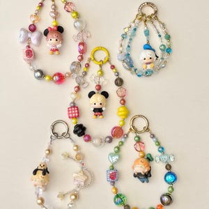 Dimmo Disney keychain| Authentic POPMART pop beans keychain | phone charm| purse charm