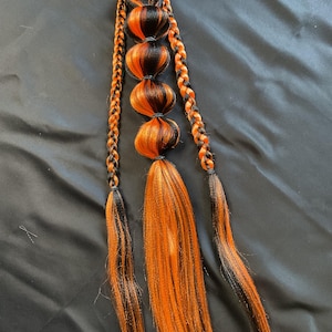 Reusable braids, softball braids, festival hair, rave braids, braided ponytail, premade festival hair, rave ponytail, bubble braid extension