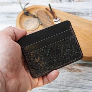 Portefeuille en cuir minimaliste pour homme porte-cartes portefeuille mince sac à main pour homme Portefeuille classique cadeau parfait
