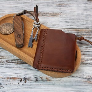Cartera de piel, tarjetero, tarjetero para verano, billetera para verano, tarjetero pequeño, diseño exclusivo, el mejor regalo