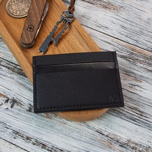 Cartera de piel, tarjetero, tarjetero para verano, billetera para verano, tarjetero pequeño, diseño exclusivo, el mejor regalo