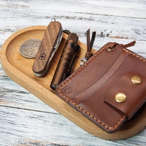 porta-cartões edc, carteira pequena, carteira de couro, porta-cartões para o verão, carteira para o verão, porta-cartões pequeno, design exclusivo, melhor presente, dobrável