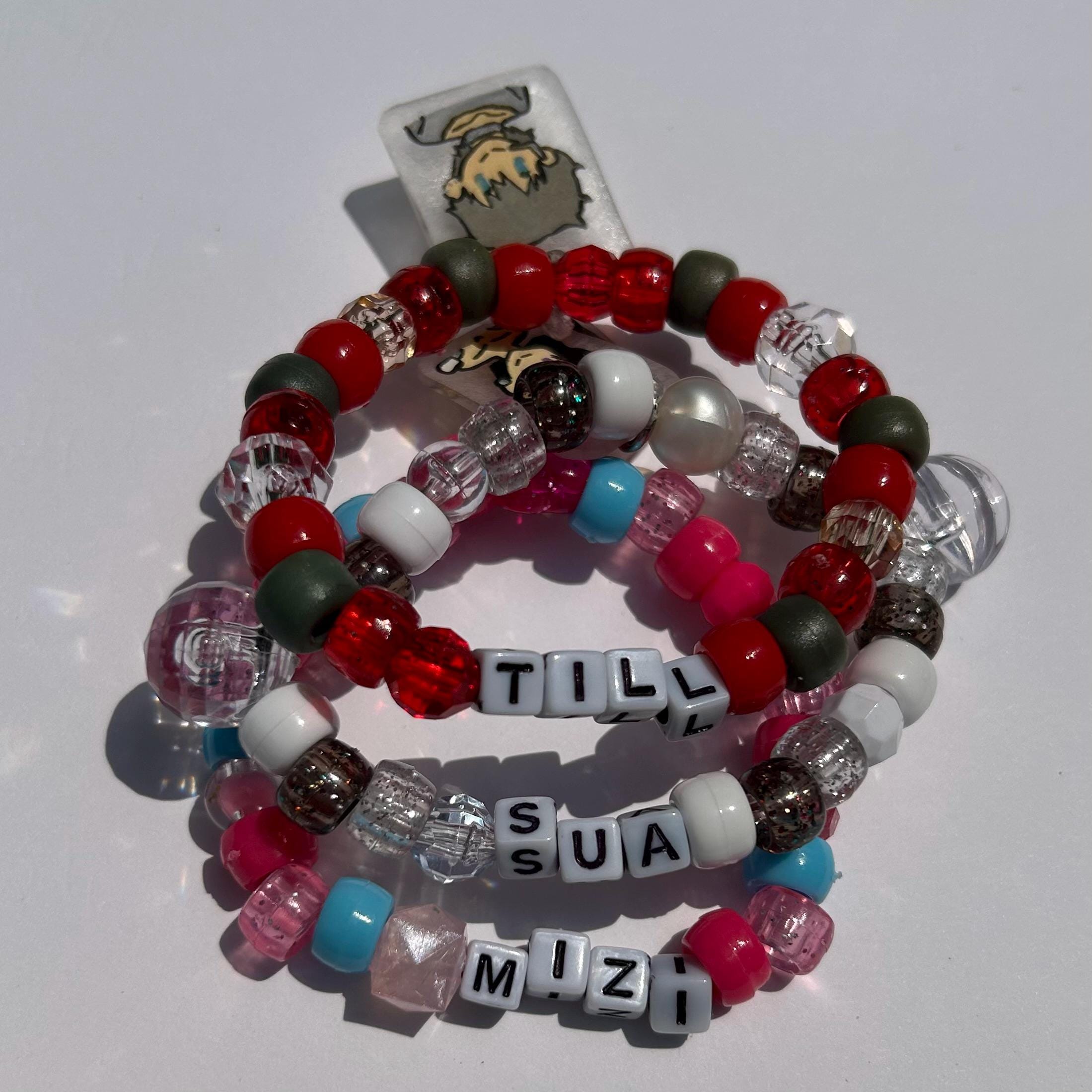 Alien Stage Kandi Pony Bead Bracelets - Mizi, Sua, Till, Ivan, Hyuna ...