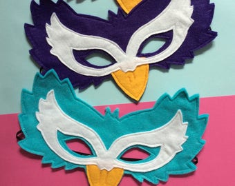 Felt Bird Masquerade Fancy Dress Up Mask