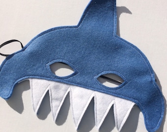 Scary Shark Felt Fancy Dress Up Mask