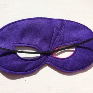 Awesome Superhero Lightning Bolt Handmade Felt Fancy Dress Up Mask image 5