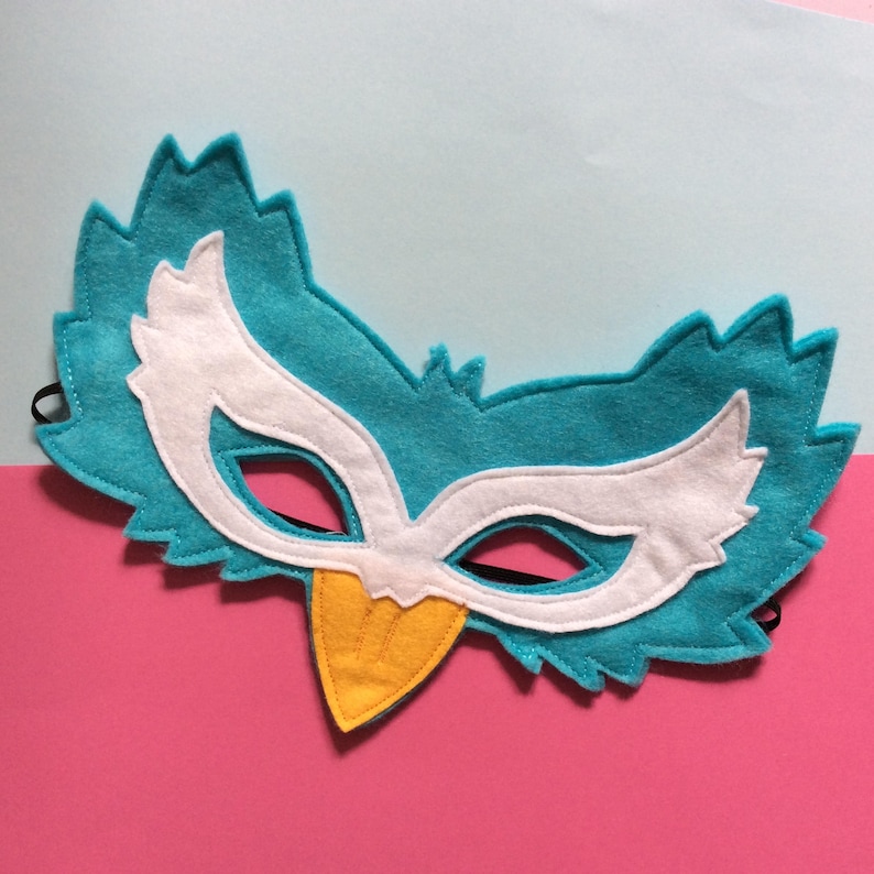 Felt Bird Masquerade Fancy Dress up Mask - Etsy