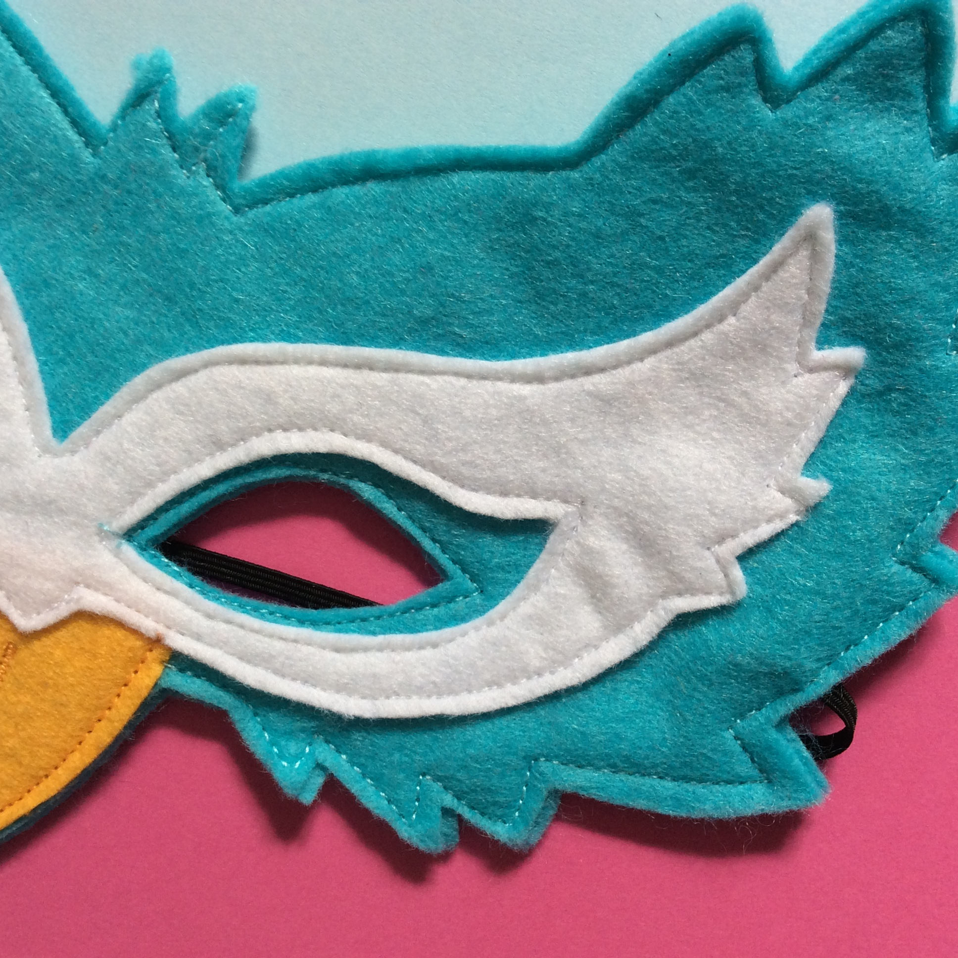 Felt Bird Masquerade Fancy Dress up Mask Etsy