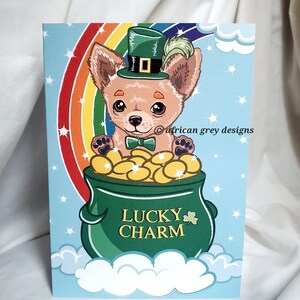 Lucky Chihuahua St. Patrick&#39;s Day Greeting Card