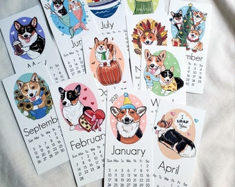 2021 2022 calendar gift terrier chiwawa funny Dog Calendar Etsy 2021 2022 calendar gift terrier chiwawa funny