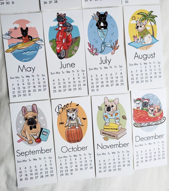 2023 French Bulldog Calendar Mini Desk Size Printed on - Etsy 2023 French Bulldog Calendar Mini Desk Size Printed on - Etsy