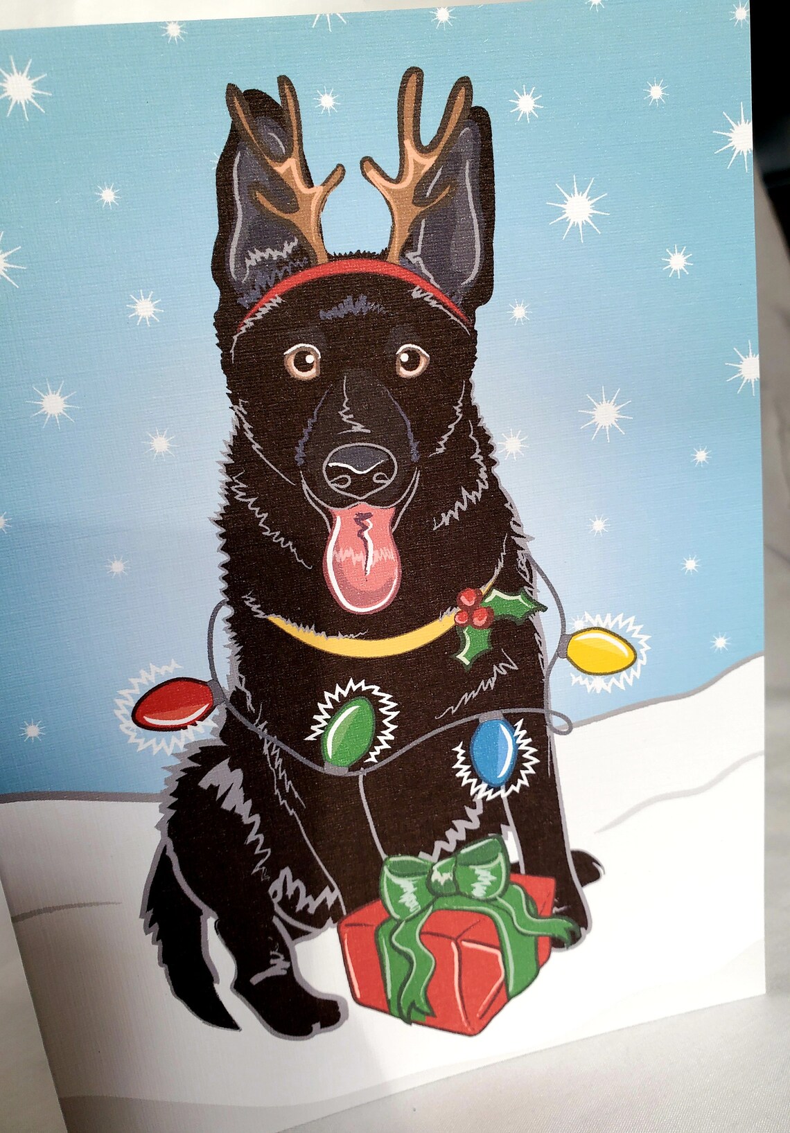 German Shepherd Christmas Cards 
