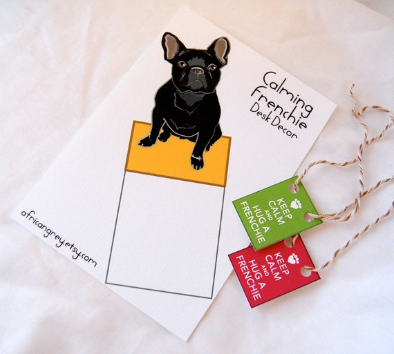 french bulldog desk accessories