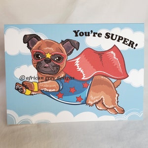 Super Brussels Griffon Greeting Card
