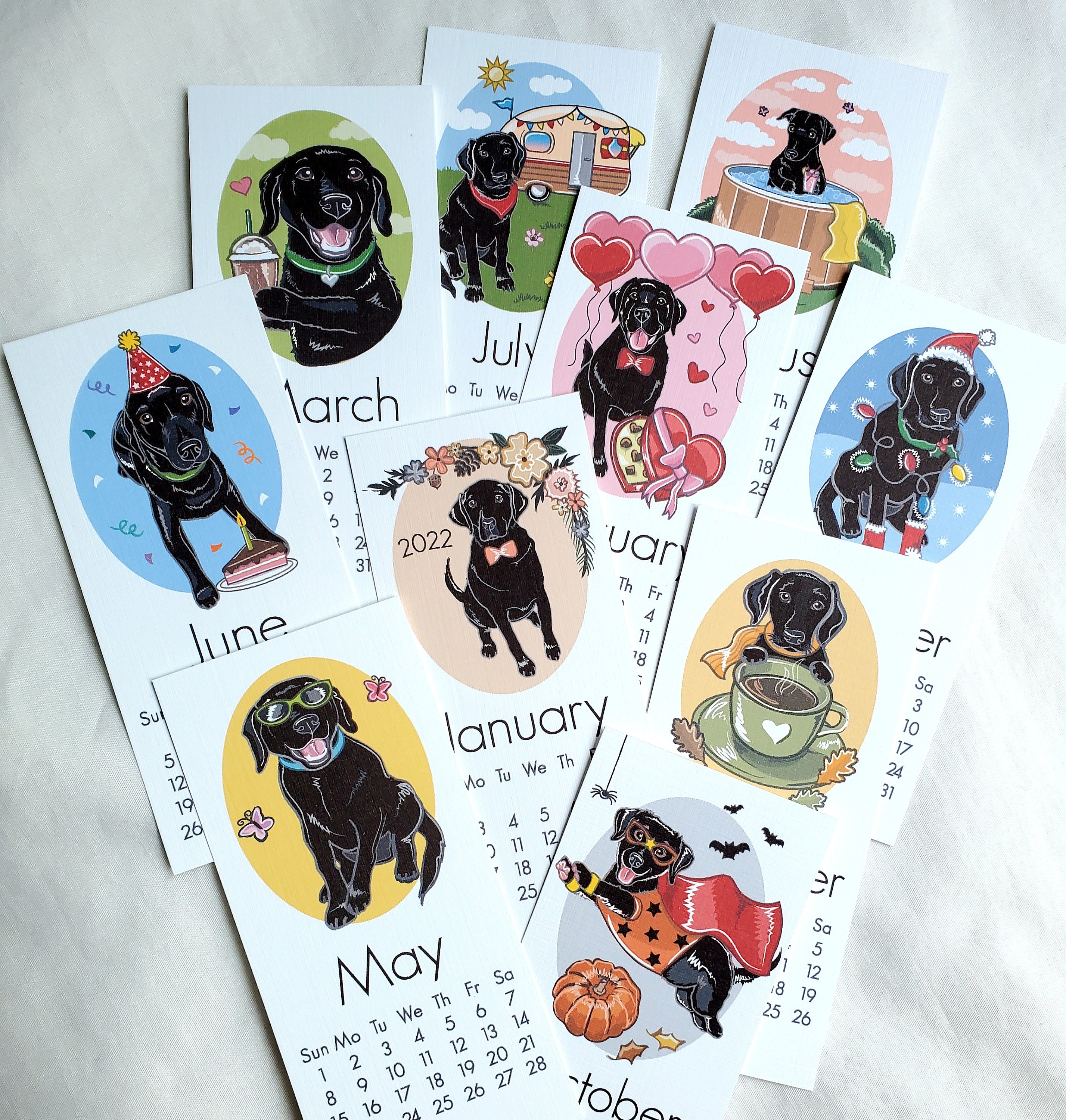 2022-black-lab-calendar-mini-desk-size-printed-on-recycled-etsy