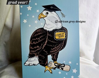 Eagle Graduation Greeting Card