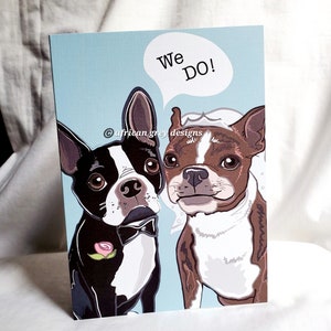 We Do Boston Terriers Greeting Card