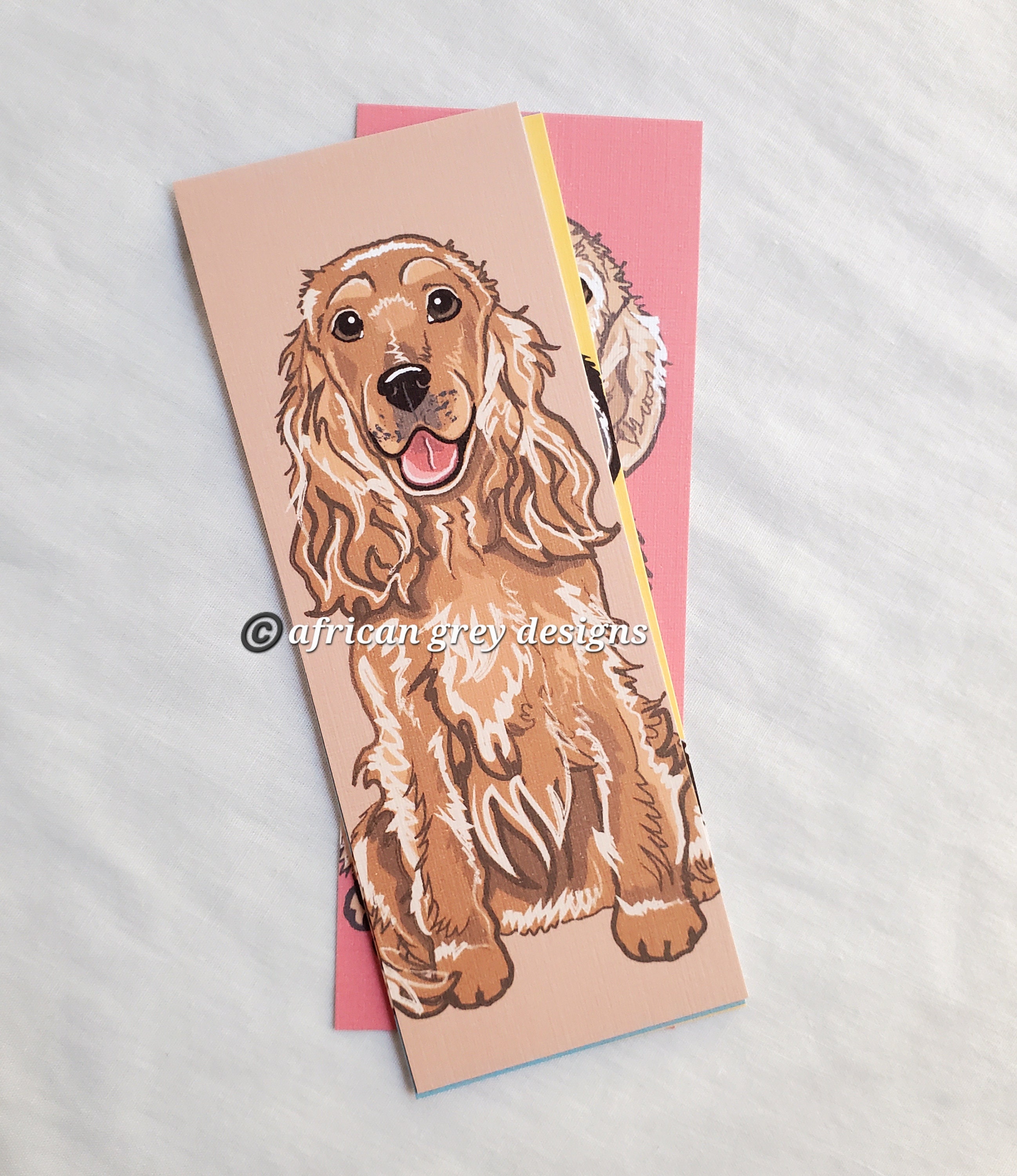 Cocker Spaniel Bookmarks - Eco-friendly Set of 5 - Etsy