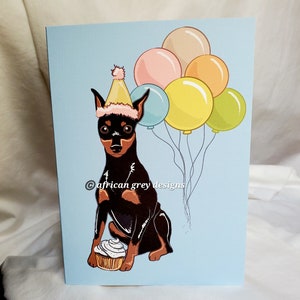 Min Pin &#39;n Balloons Greeting Card