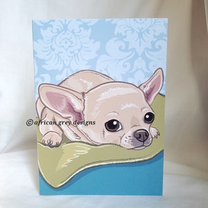 Snuggly Chihuahua Greeting Card