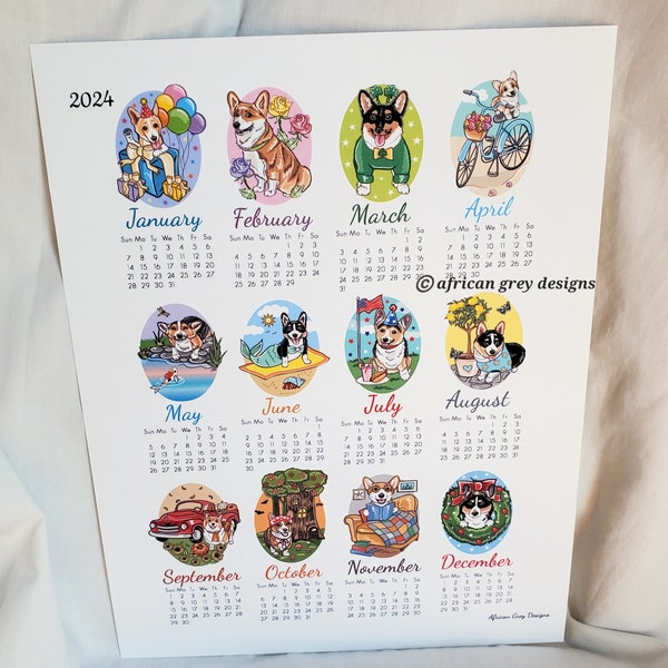 2024 Calendar Etsy