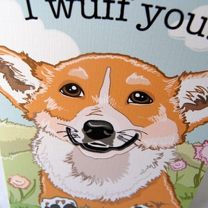 Smiling Corgi Greeting Card image 2