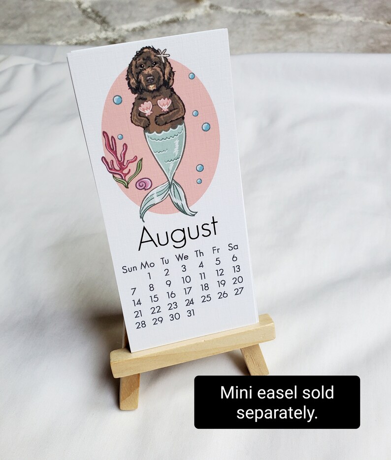 2022 Labradoodle/goldendoodle Calendar Mini Desk Size Etsy