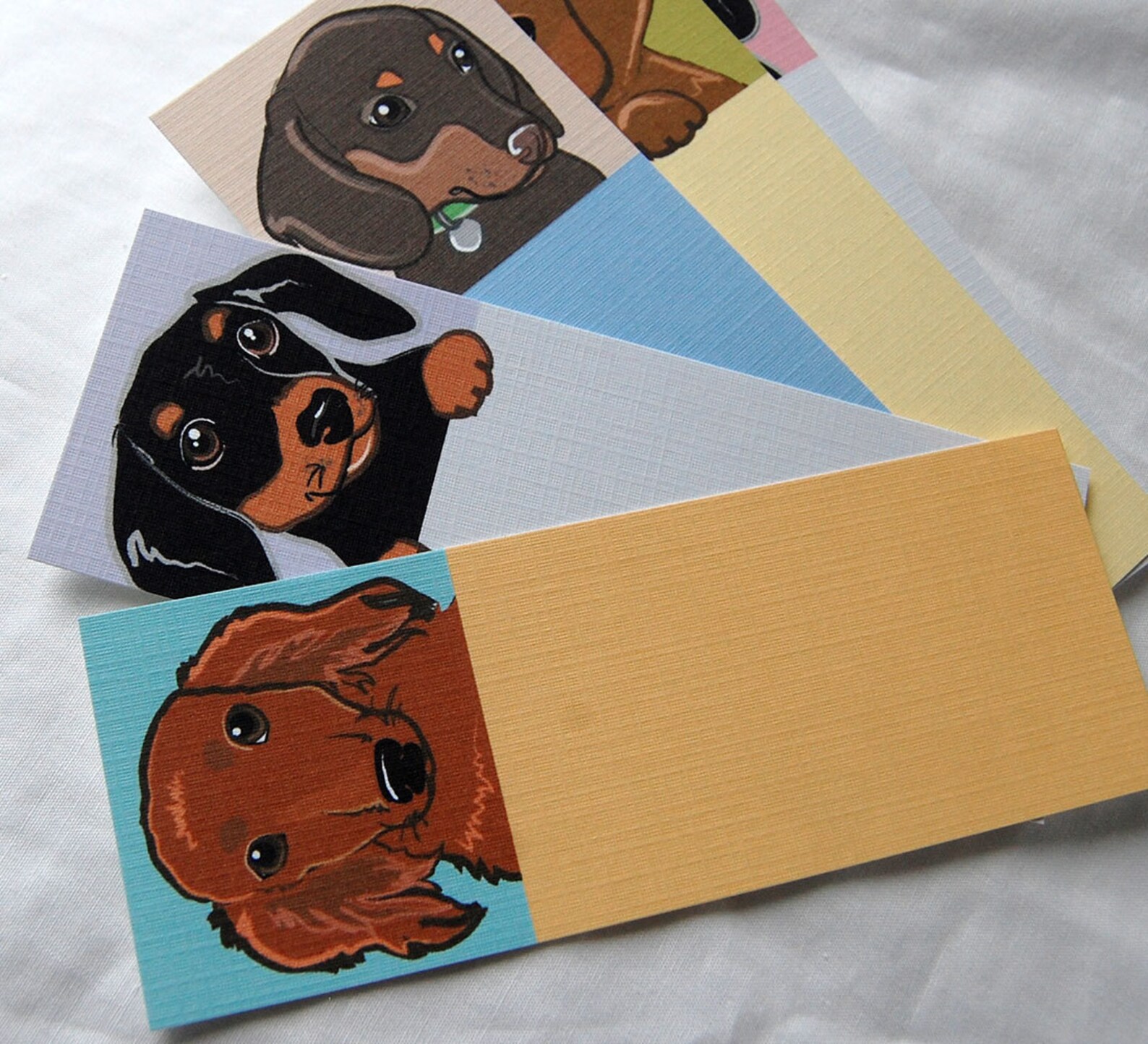 Dachshund Bookmarks Eco-friendly Set of 5 | Etsy