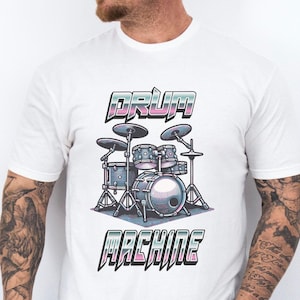 Drummer shirt, drum tee, musicians t shirt, music t, music lover shirt, gift for drummer, cool music tshirt, gig clothing, drummers present