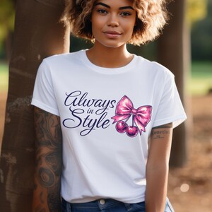 Coquette Bow T-shirt: altijd in stijl, Sassy Girl-T-shirt