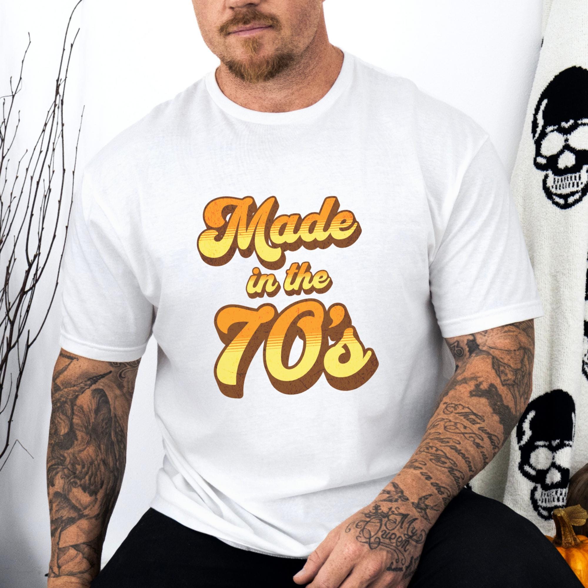 Retro 70s T-shirt: Classic Vintage Style Tee, Made in the 70s T