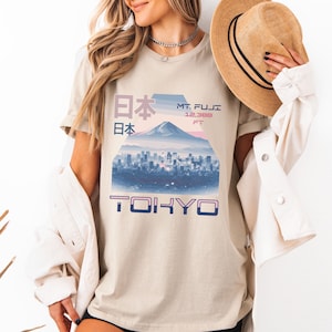 Tokyo Mt Fuji T-shirt: Japan Travel Tee, Japanese travel shirt