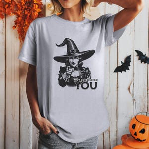 Vintage Witch Halloween-T-shirt: Your Coven Needs You Tee - Grappige hekserij-t-shirt, Wiccakleding