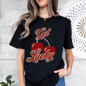Get Lucky Cherry T-Shirt: Retro Pop Art Tee