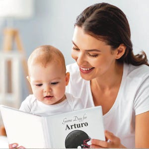 Libro sportivo personalizzato per bambini - Storia con nome personalizzato / Regalo per baby shower / Libro per bambini a tema sportivo per ragazzi / Libro dei ricordi per bambini piccoli