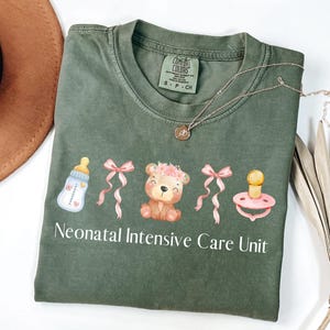 Comfort Colors® Neonatal Intensive Care Unit Tshirt, Nicu Team Shirt, Nicu Nurse Gift, Nicu Crew Apparel, Nurse Appreciation, New Nurse Gift