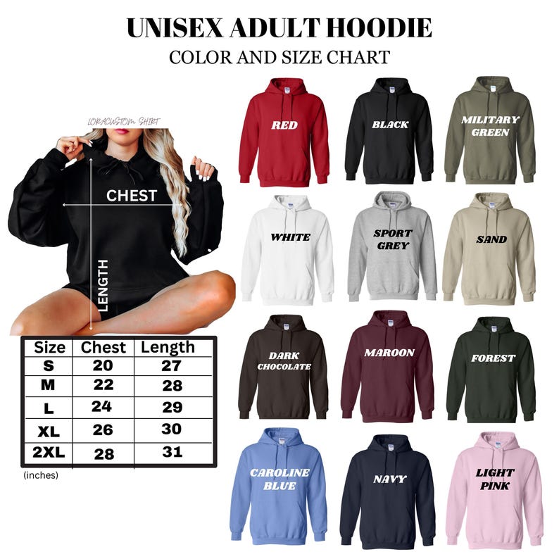 Custom Logo Sweater, Personalized Company Logo Hoodie, Customized Company Shirt, Add Your Logo, Custom Coworker Gifts, Personalized Tagline image 7