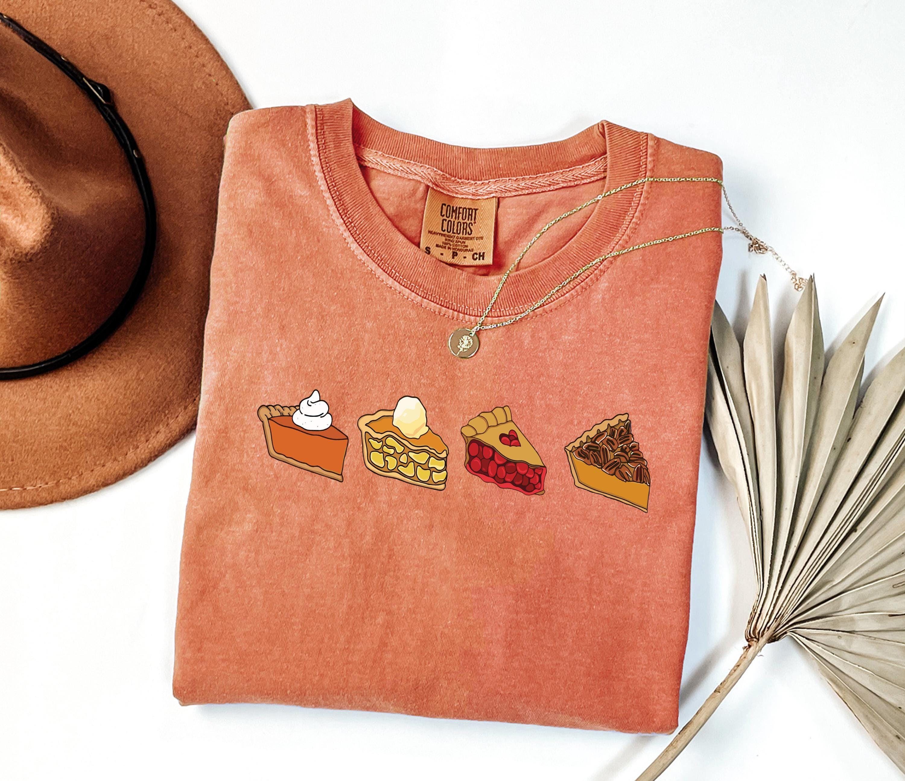 Comfort Colors® Pumpkin Pie Shirt, Cute Thanksgiving Dinner Outfit, Family Thanksgiving Dinner,Thanksgiving Gift,Pumpkin Season Outfit,M2238