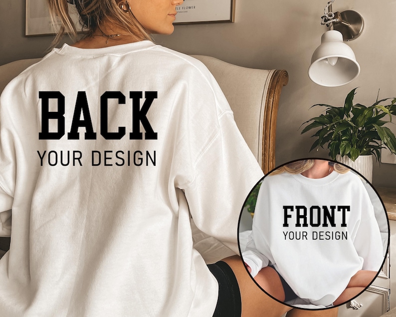 Camiseta de diseño personalizado, crea tu propia camiseta, camiseta con diseño personalizado, prenda con diseño frontal y trasero, añade tu diseño, crea tu propia camiseta imagen 3