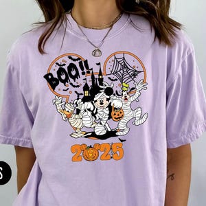 Comfort Colors Disney Halloween Shirt Boo Shirt Disney 2025 Shirt Trick Or Treat Happy Halloween Comfort Colors Shirt Disney Trip Shirt