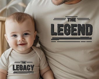 Father Son Matching Shirts Fathers Day Shirt Grandpa Shirt Daddy and Me Shirts Dad Shirt Dad Gift Baby Clothes Matching Outfit Grandpa Gift