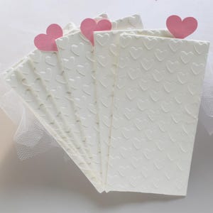 Fazzoletti personalizzati per matrimonio / Lacrime di gioia con stampa in rilievo cuori / decorazioni matrimoni