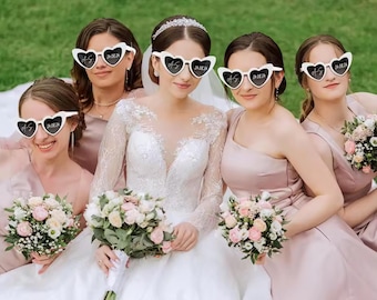 Personalized Wedding Sunglasses - Wedding - Groom Glasses - Bridesmaids Gifts - Bachelorette and Bachelorette Parties