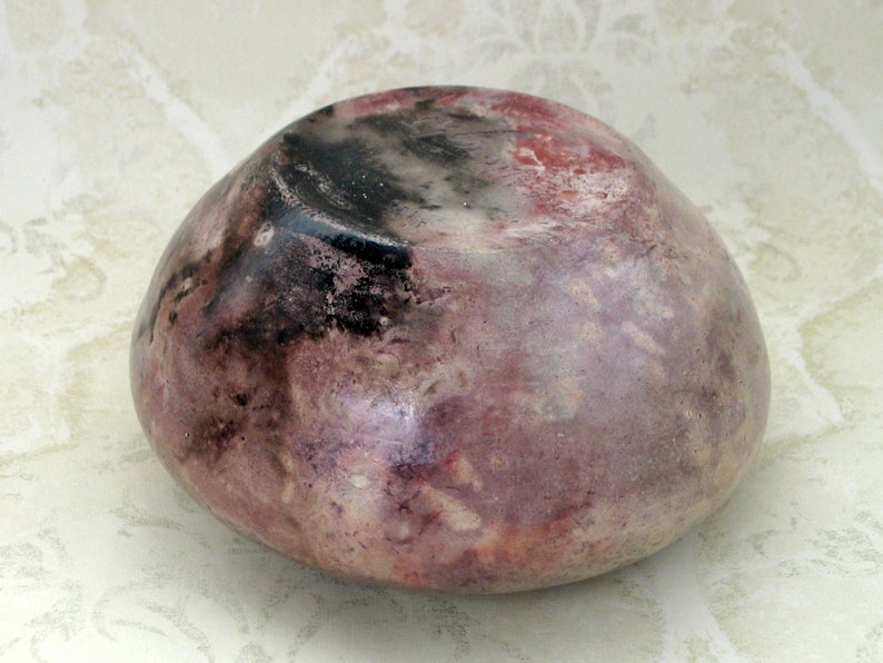 Saggar Fired Lidded Jar or Cremation Urn