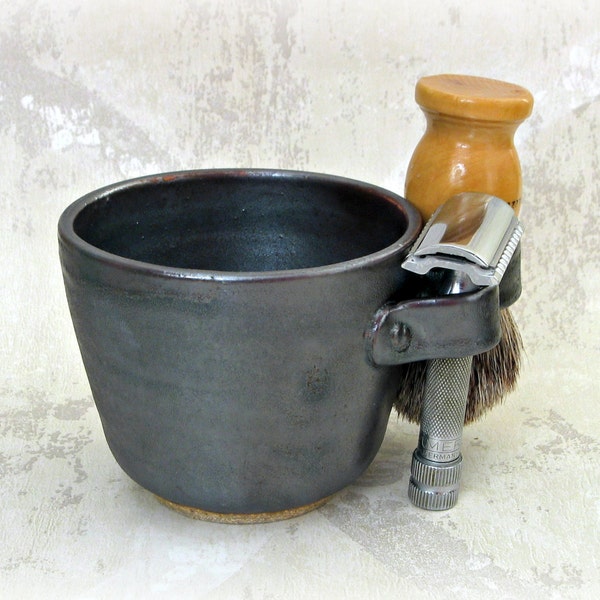 Second- Shaving Mug in Shade of Pewter or Iron