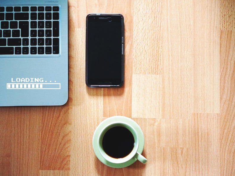 Loading Video Game Vinyl Decal Sticker Laptop Decal, Car Decal - Etsy